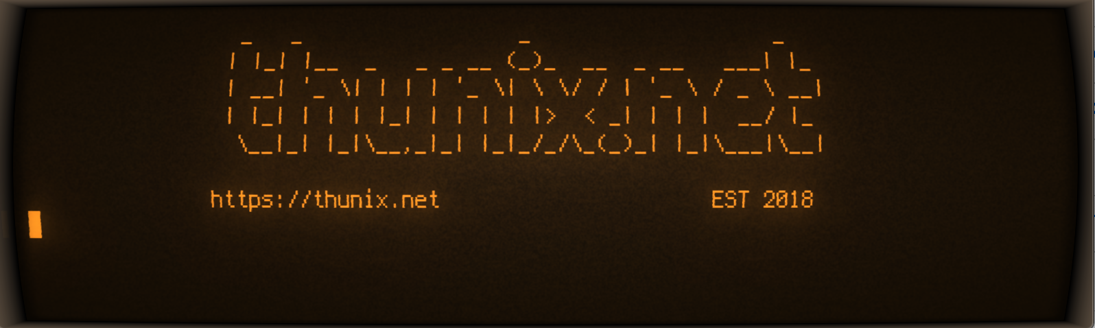 ☣ thunix ☣